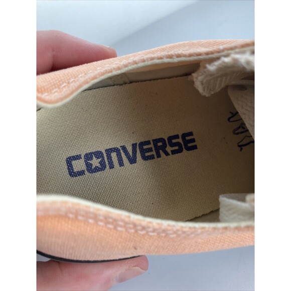 Converse Shoes Mens 5 Womens 7 Chuck Taylor All Star Low Sneakers 155573F Orange - Picture 6 of 9
